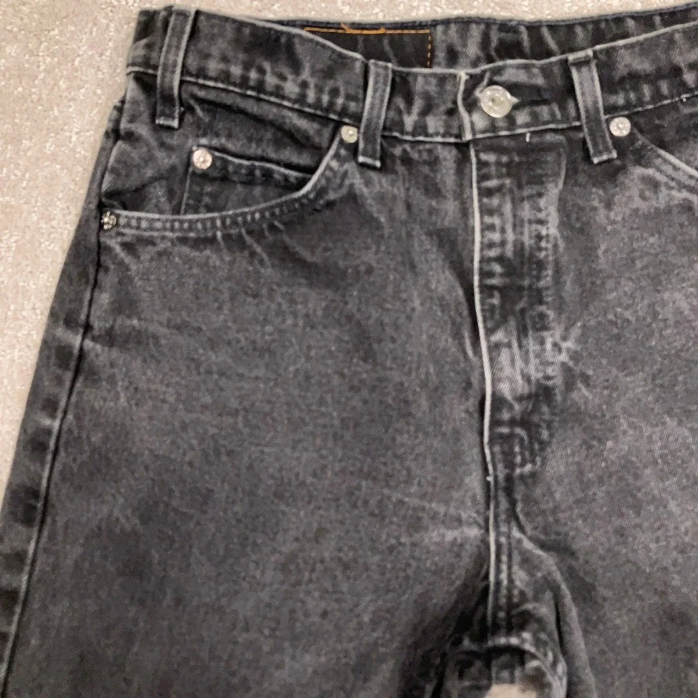 Levis 550‎ Jeans Mens 33W 30L Charcoal Wash Orange Tab Relaxed Fit  Denim Pants